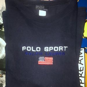 Vintage Polo Ralph Lauren Navy Shirt